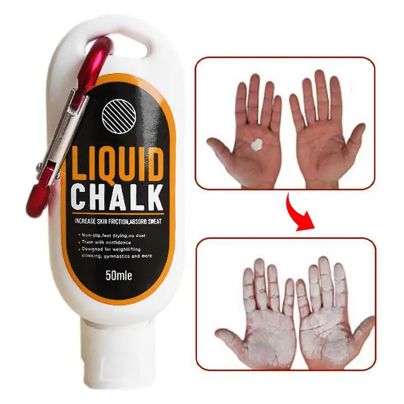 Sports Liquid Magnesium Powder Fitness Lifting anti Slip Cream Grip Liquid Magnesium for Indoor Rock Climbing Gym 30/50/100Ml
