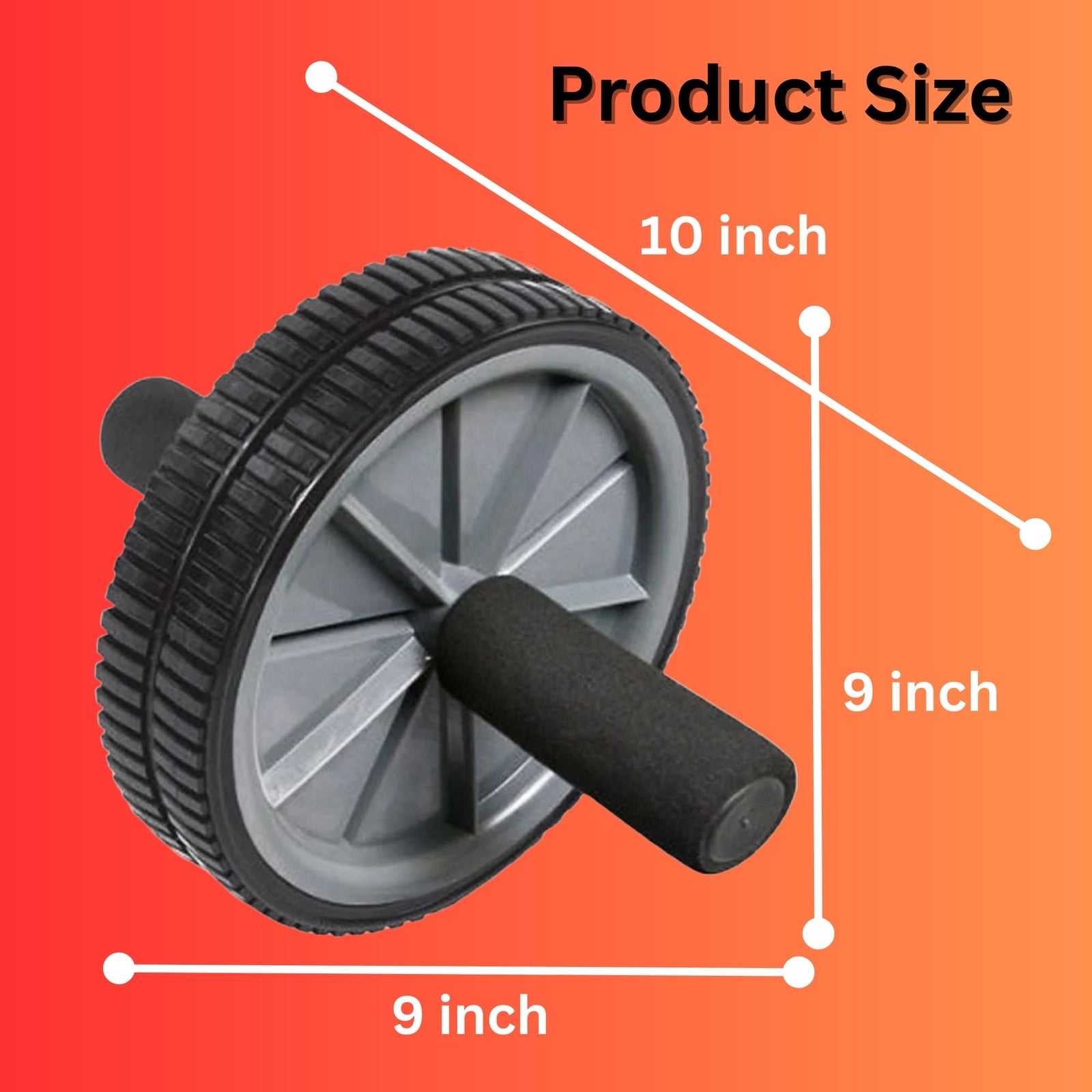 Daiwa Felicity Core Fitness Dual Ab Wheel Abdominal Trainer for Core & Workout