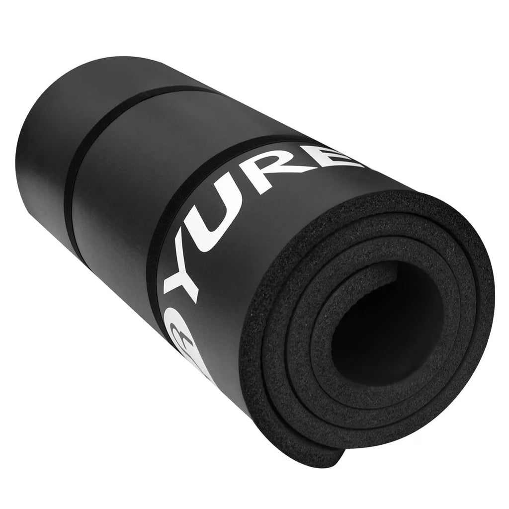 Extra Thick 20Mm Yoga Mat High-Density NBR Foam Pilates Exercise Stretching Fitness Mats, 76” X 24”, Black