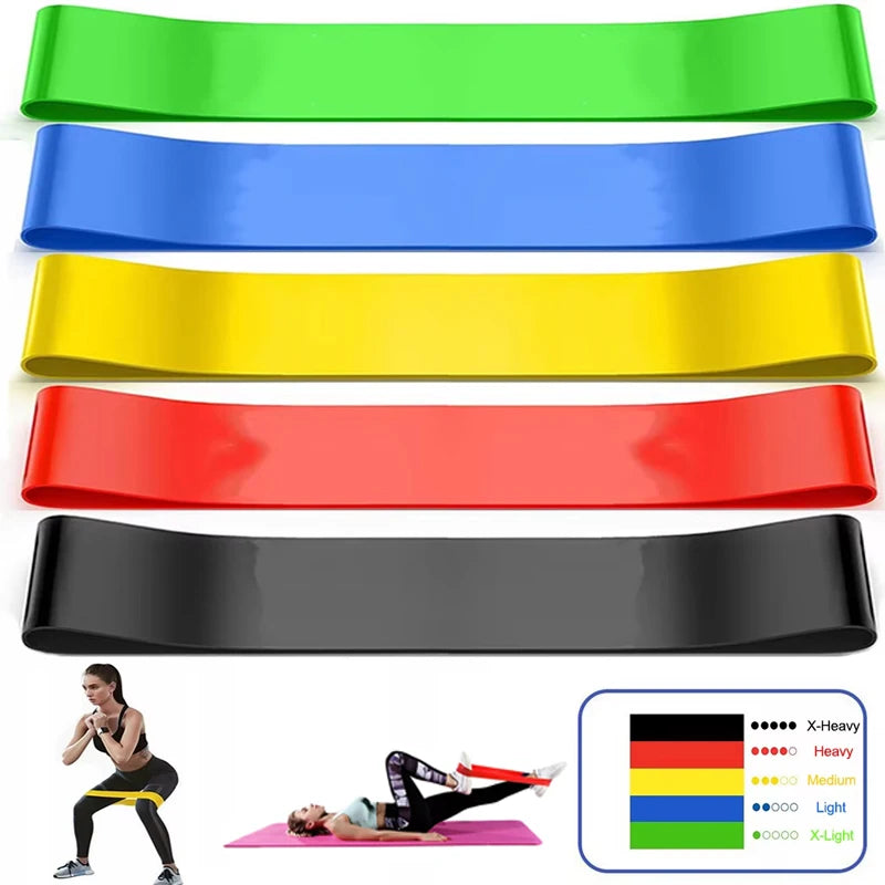 TPE Yoga Resistance Band, Fitness Resistance Band, Buttock Shaping Band, Exercise Set for Buttock Training and Lifting